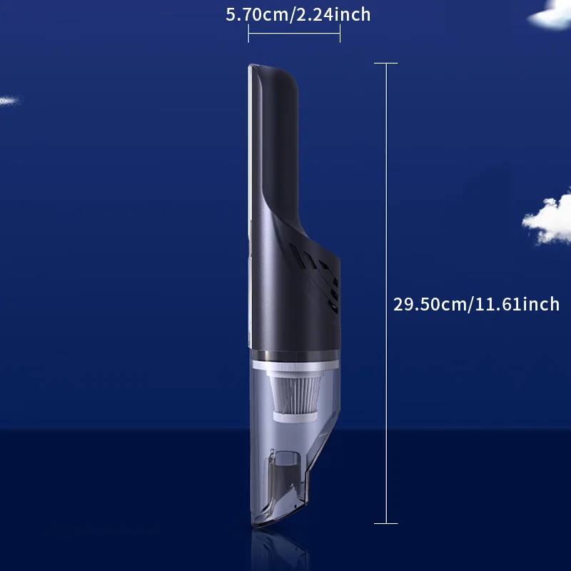 Aspirapolvere senza spazzole per auto portatile senza fili aspirapolvere portatile per auto di grandi dimensioni mini aspirapolvere a doppio scopo