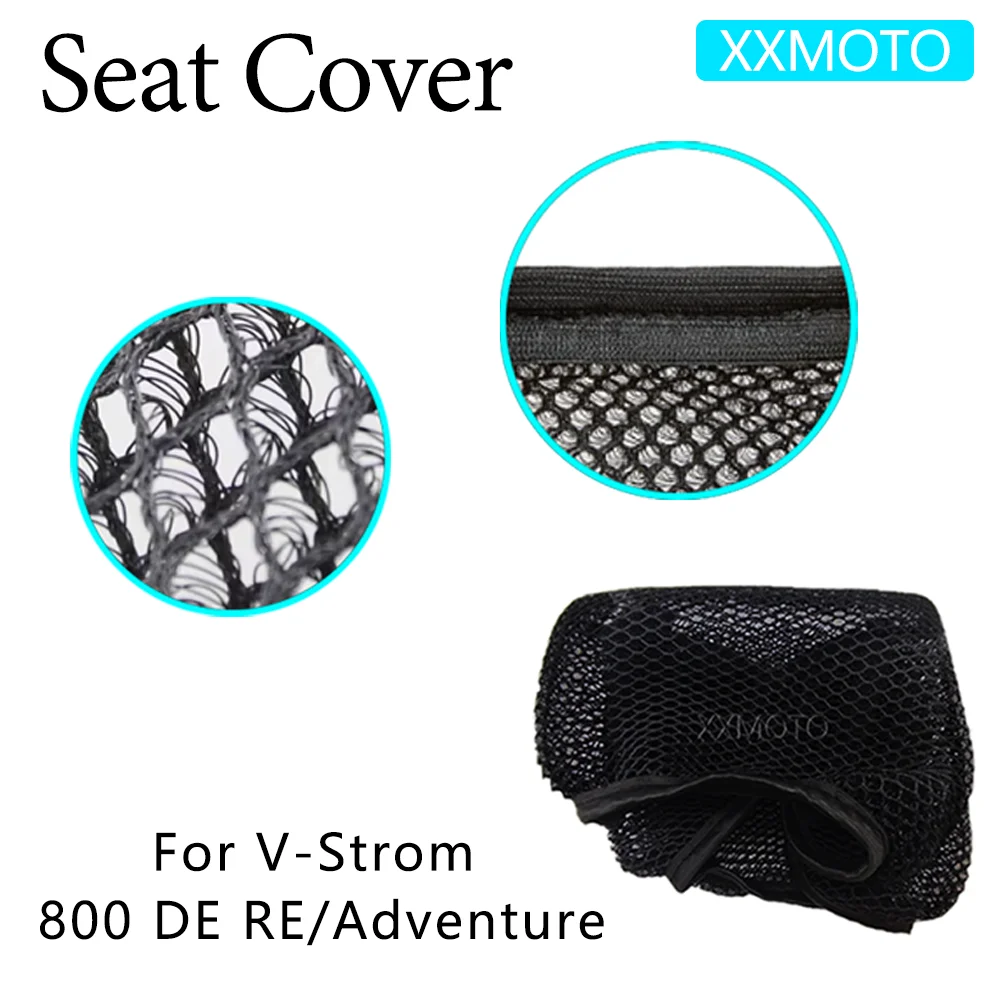 

For Suzuki V-Strom 800DE 800RE 800 RE Adv Motorcycle Seat Cover Heat Insulation Fabric Breathable Non-Slip Protection Cushion