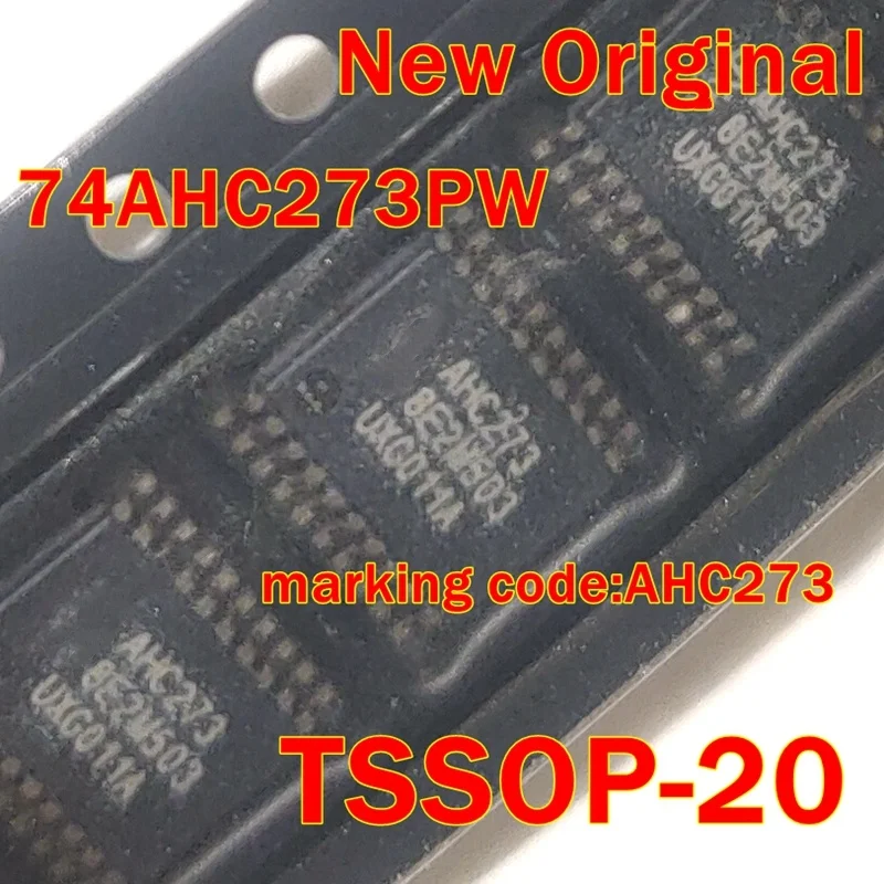 

1pcs to 100pcs 74AHC273PW TSSOP-20 New Original marking code:AHC273 Octal D-type flip-flop with reset