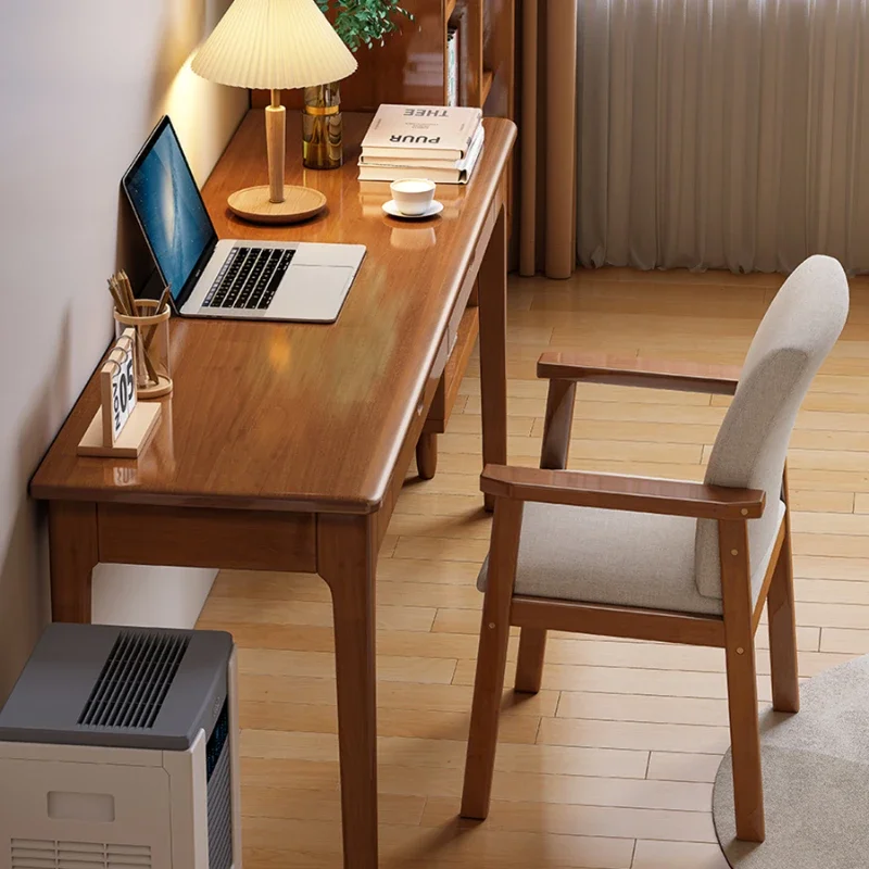 

Solid Wood Narrow Desk Computer Desk Bedroom Study Table Small Apartment Writing Table