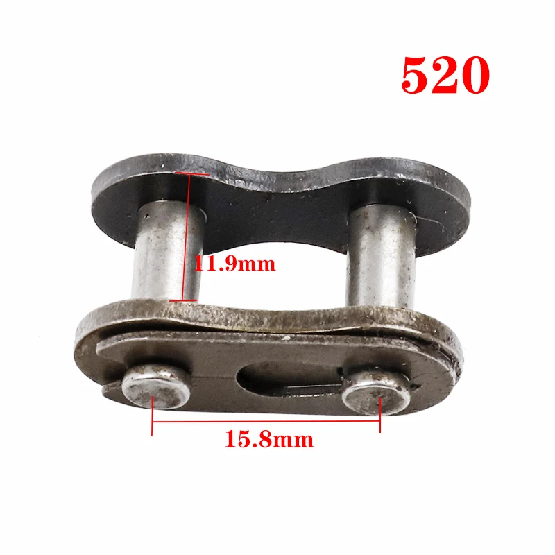 420 428 520  530 Chain Buckle Ring Link Motorcycle Heavy Chain Connecting Connector Master Joint Link With O-Ring Chain Lock