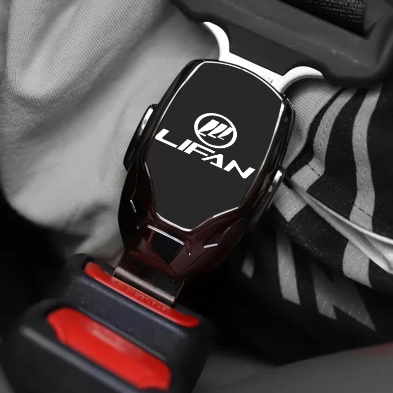 

Extensor de Clip para cinturón de seguridad de coche, accesorios de emblema personalizados para lifan