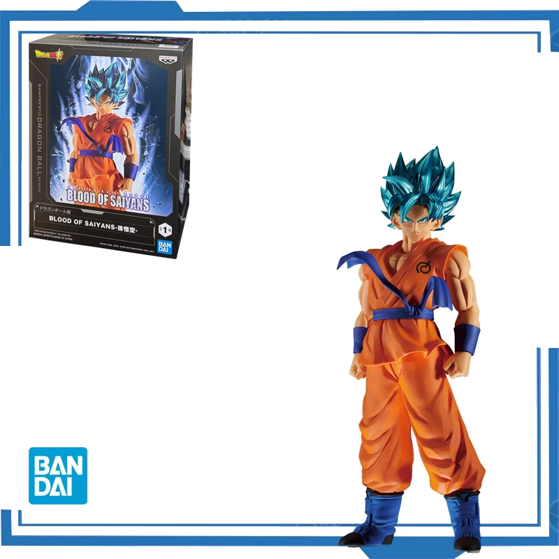 

Bandai Original Banpresto Anime Dragon Ball Super BLOOD OF SAIYANS BOS Son Goku PVC Action Figure Collectible Model Toys