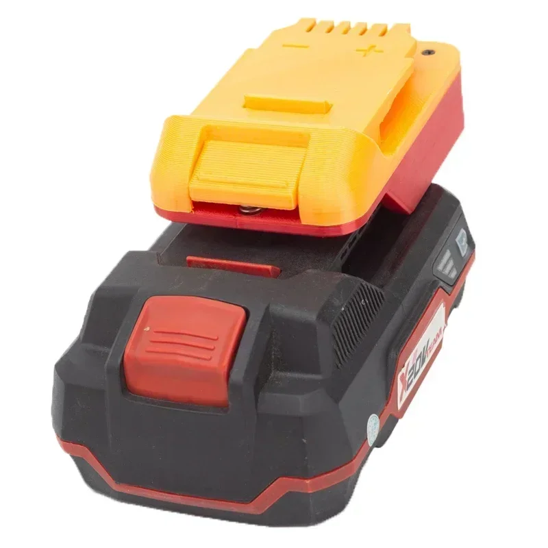 Imagem -03 - Adaptador para Lidl Parkside X20v para Dewalt 18 20v Li-ion Níquel Adaptador de Bateria Compatível com Dewalt Tools Cordless Drill Series