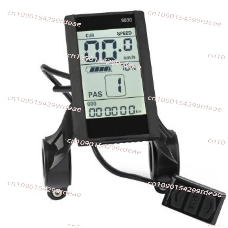 24V-72V electric bicycle intelligent LCD meter speed display large LCD screen S830 with USB