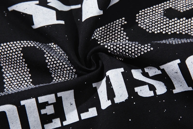 Vintage Schwarzes Graffiti Washed T-Shirt für Herren, Western Glamour Lady Grafik-Top, Oversized Y2K Rap Street T-Shirt, Distressed Kleidung 2026 – Detail 14