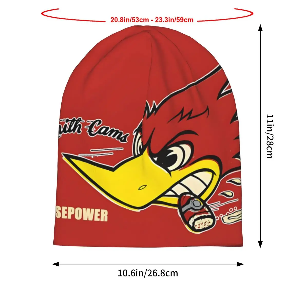 Angry Woody Bird (4) Men Women Thin Beanies Outdoor Ski Cap Double Layer Fabric Bonnet Hat