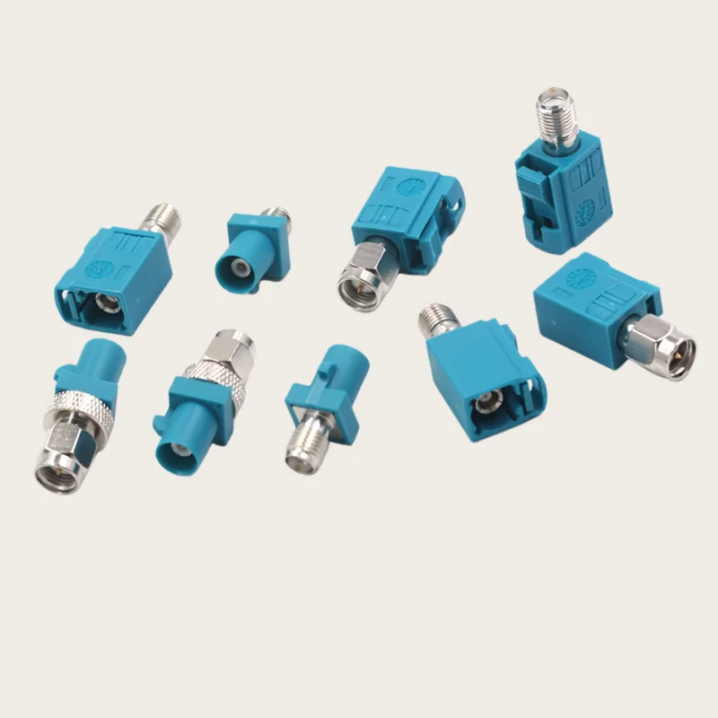 1pcs Adapter SMA To Fakra -Z Male Plug & Female Jack RF Coaxial Straight Connectors