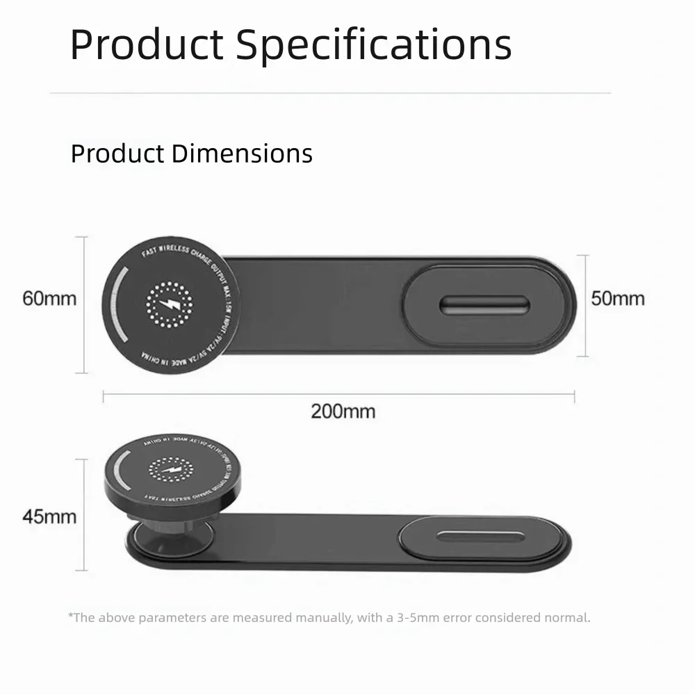 Neues 360° ° Rotation Magnetischer Autotelefonhalter Autohalterung 15W Lademagnet Autohalterung Magsafe Kompatibler Handyhalter