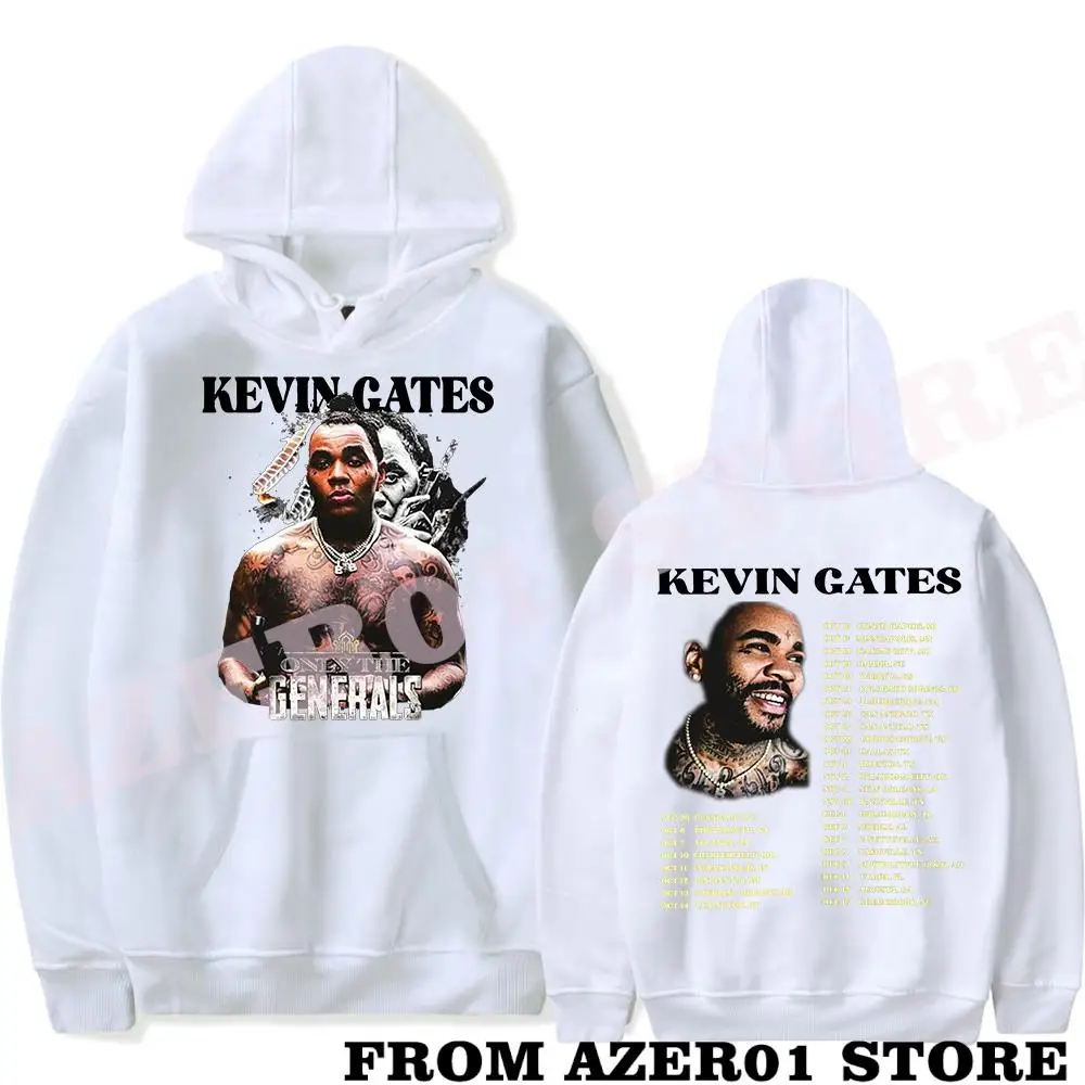 Kevin Gates Tour Merch Hoodies Winter Men/Women Hooded Sweet Streetwear LongSleeve New Logo Sweatshirt