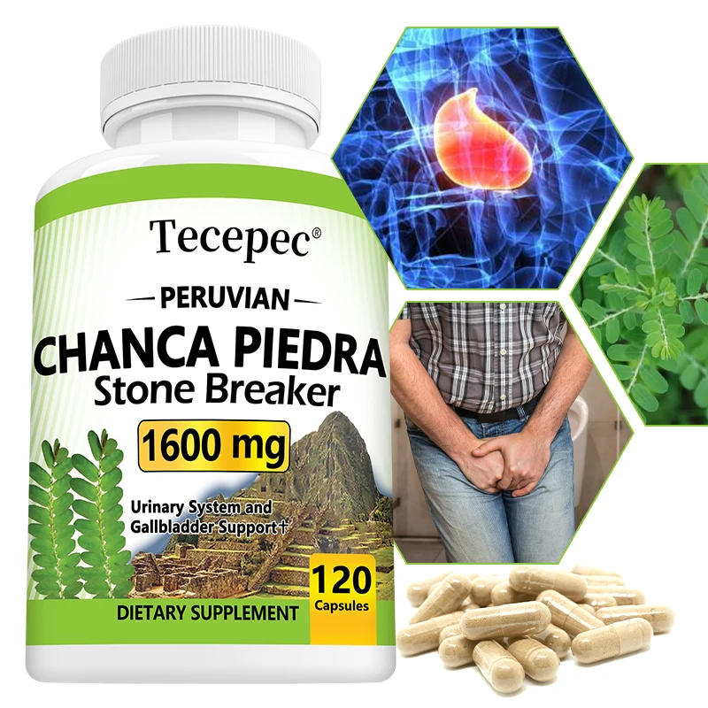 

Chanca Piedra 1600 Mg Herbal Supplement Supports Urinary Tract Health Kidney Health Anti-Inflammatory Immunity Booster Health