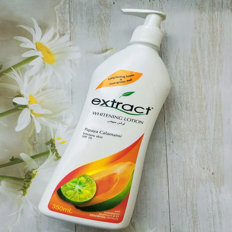 Extract Papaya Calamasi Lightening Body Cream 350ml Whitening Lotion Spf10+ Silky Smoothing Nourishing Brightening Skin Care