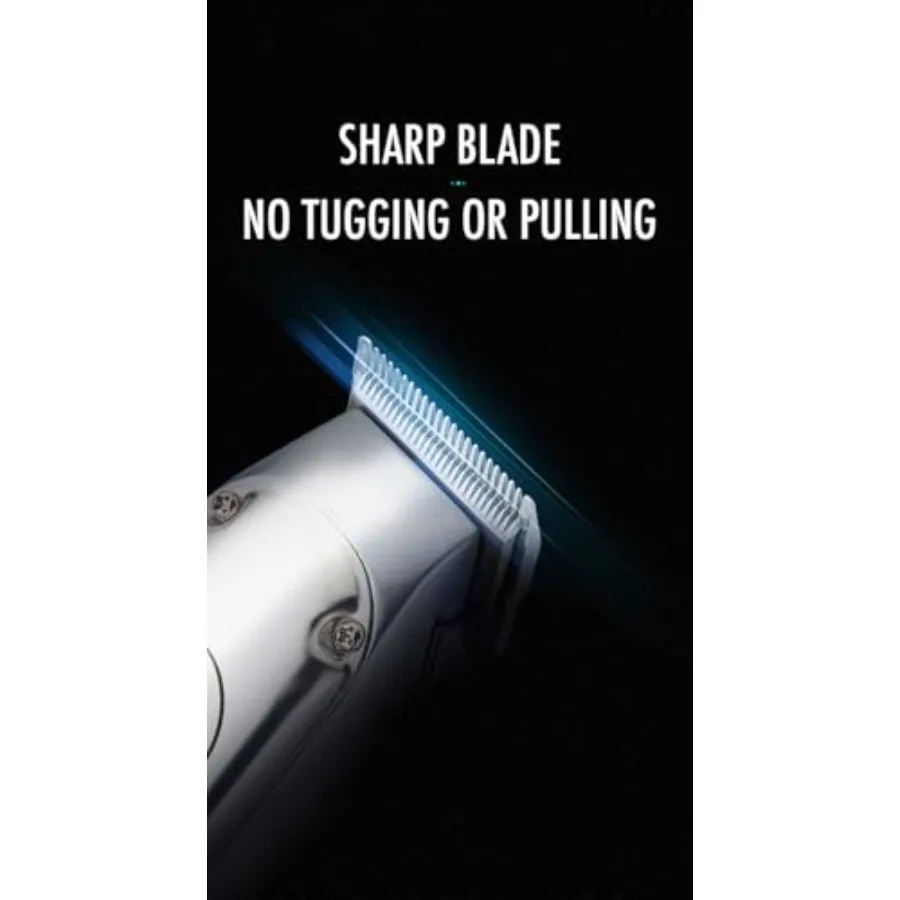 ماكينة قص الشعر اللاسلكية للرجال - ماكينة حلاقة كهربائية احترافية مع مجموعة أدوات العناية المكونة من 13 قطعة - شفرات من الفولاذ المقاوم للصدأ باللون الأسود