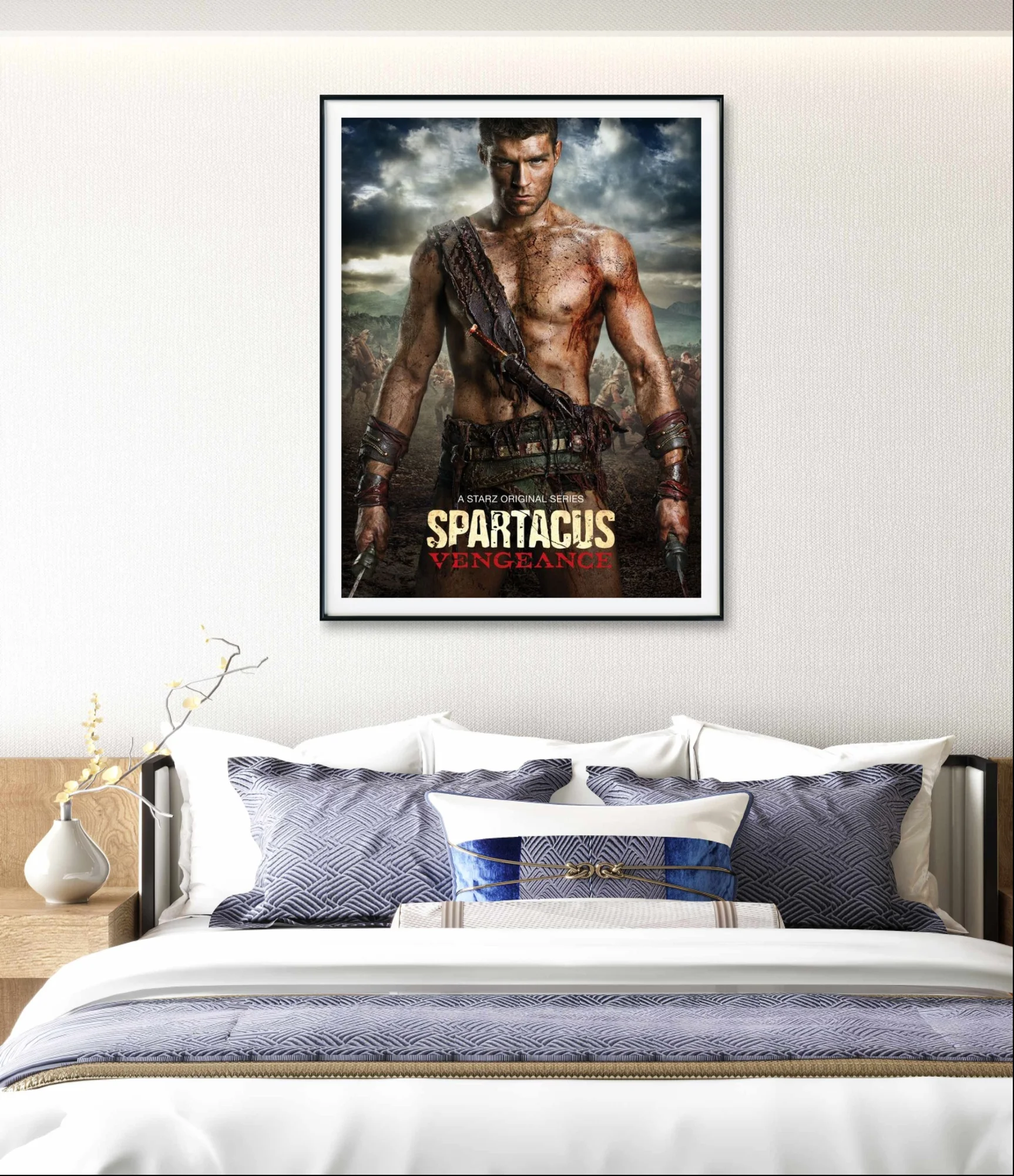 S-Spartak 5D Diamond Painting Decoration Ancient Roman Gladiator Diamond Embroidery TV Poster Cross Stitch DIY Home Wall Sticker