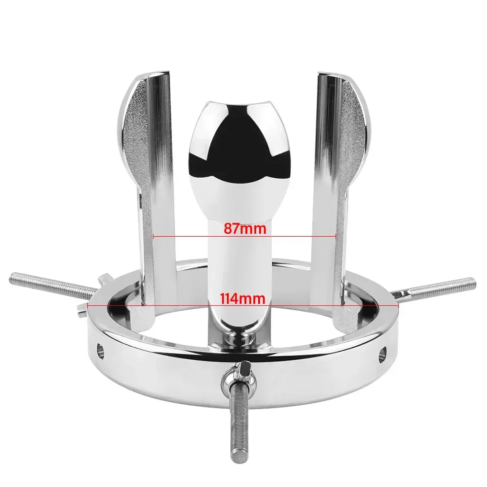 金属肛門エキスパンダー膣拡張器スプレッダー巨大な鏡オナニープラグフィストリング大人のおもちゃ男性女性エキゾチックな肛門アクセサリー