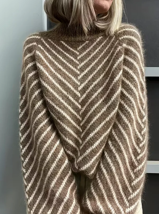 

Женский элегантный повседневный вязаный свитер с длинными рукавами, теплый топ для осенне-зимних праздничных нарядов, незаменимый для праздничных мероприятий