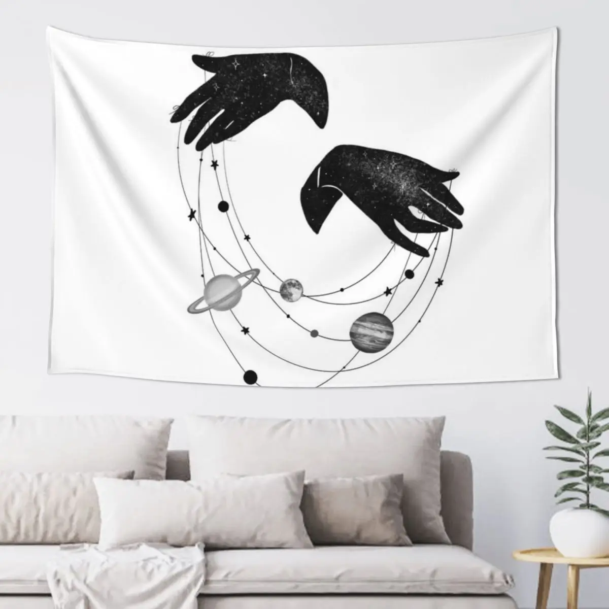 

Puppet Universe Tapestry Decor For Room Wall Hanging Things To The Room Living Room Decoration Tapestry