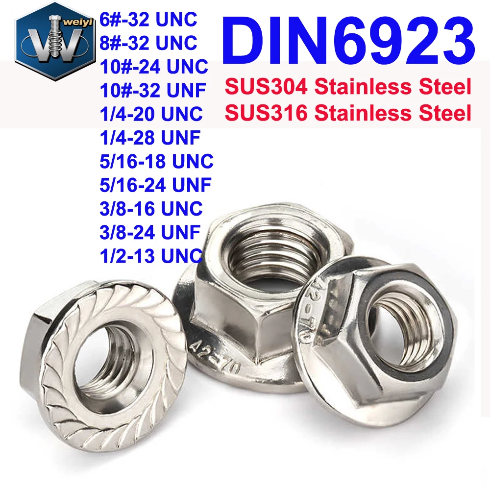 Weiyi DIN6923 6# 8#…