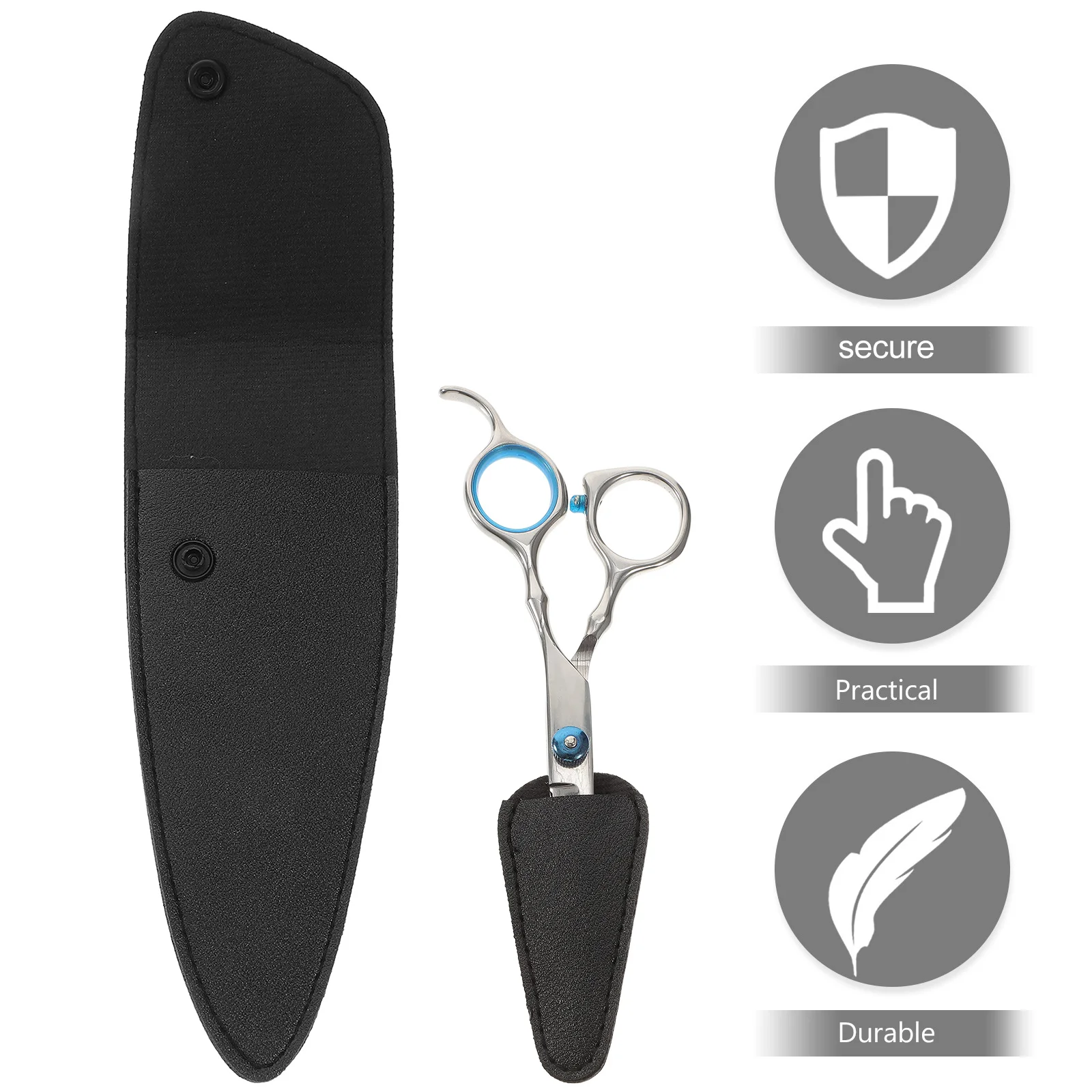 

4Pcs PU Scissor Holder Protective Cover for Hair Cutting Embroidery DIY Long Lasting Gift Trauma Shears Trauma Shears