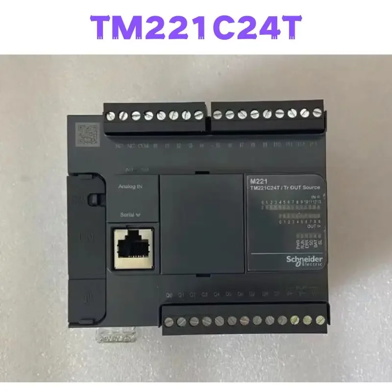 

Second-hand TM221C24T PLC Module Tested OK