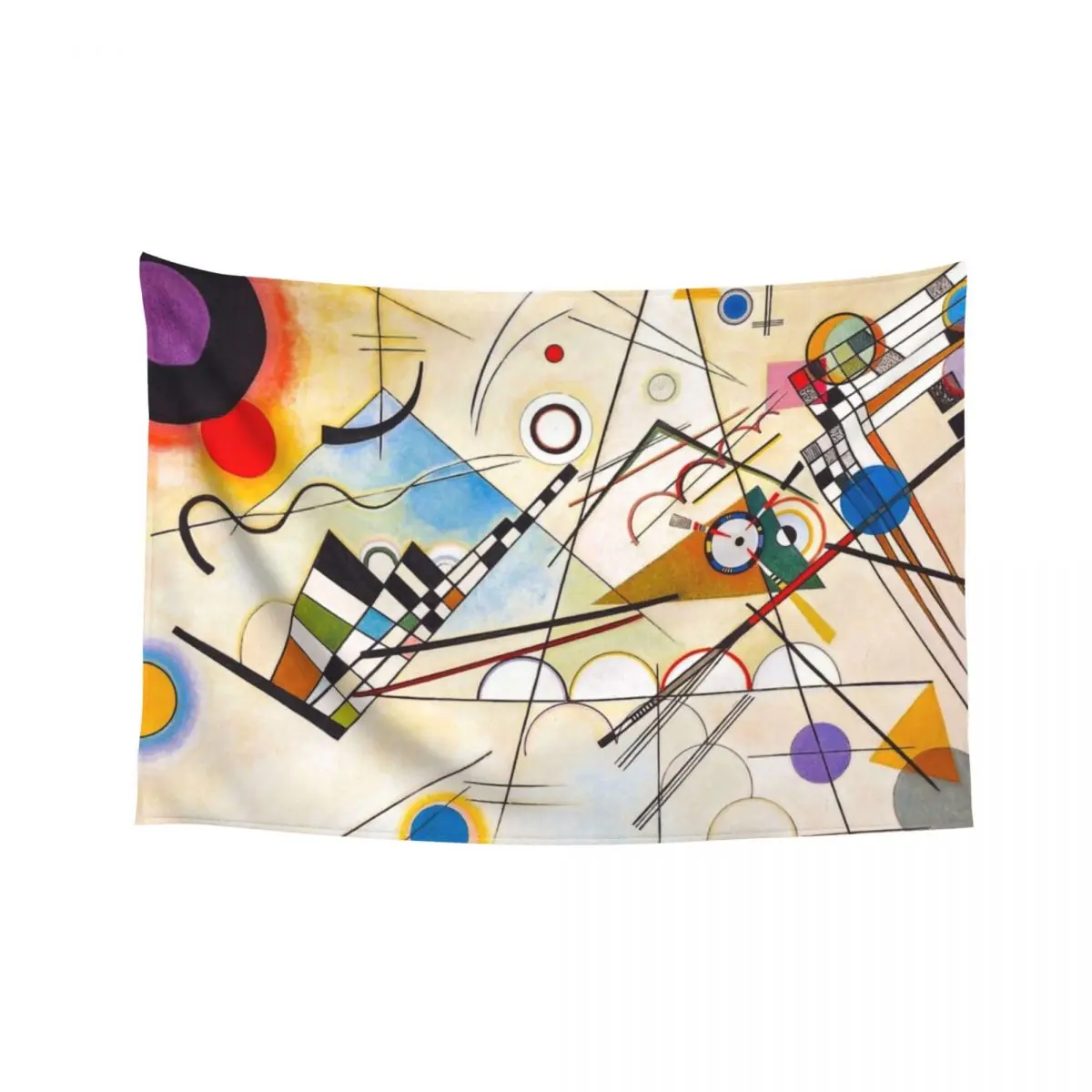 

Composition VII by Wassily Kandinsky Tapestry Wallpaper Bedroom Christmas Decoration Room Aesthetic Decor Tapestry