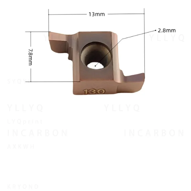 5PCS CNC Small Bore Inner Groove Turning Tool Insert hole Shallow Snap Spring Boring Tool Grain 6-7-8-9GR Circular Groove
