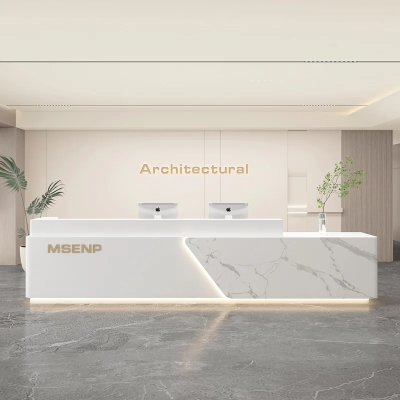 

Простая современная стойка регистрации, свет, роскошная модная стойка регистрации, гостиничный клуб, офисная мебель, стойка регистрации и стол YSJDT