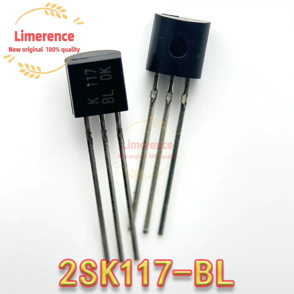 10PCS 2SK117 TO-92 K117 JFET Low Noise Audio Amp 1.0dB -30V VGS New original fast delivery