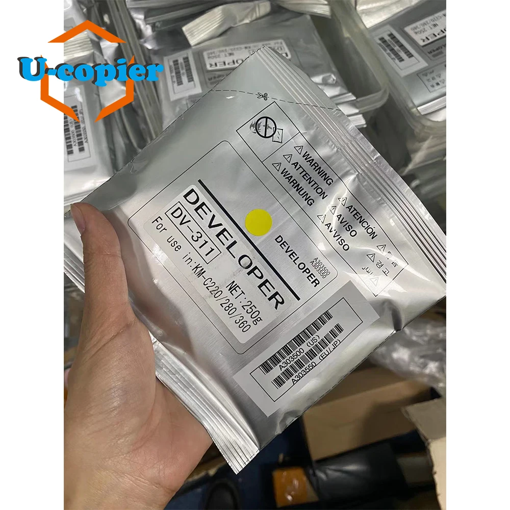

New Developer Powder CMYK Compatible For Konica Minolta Bizhub C220 C 221 220 226 280 284 364 360 454 554 Copier Iron 250g