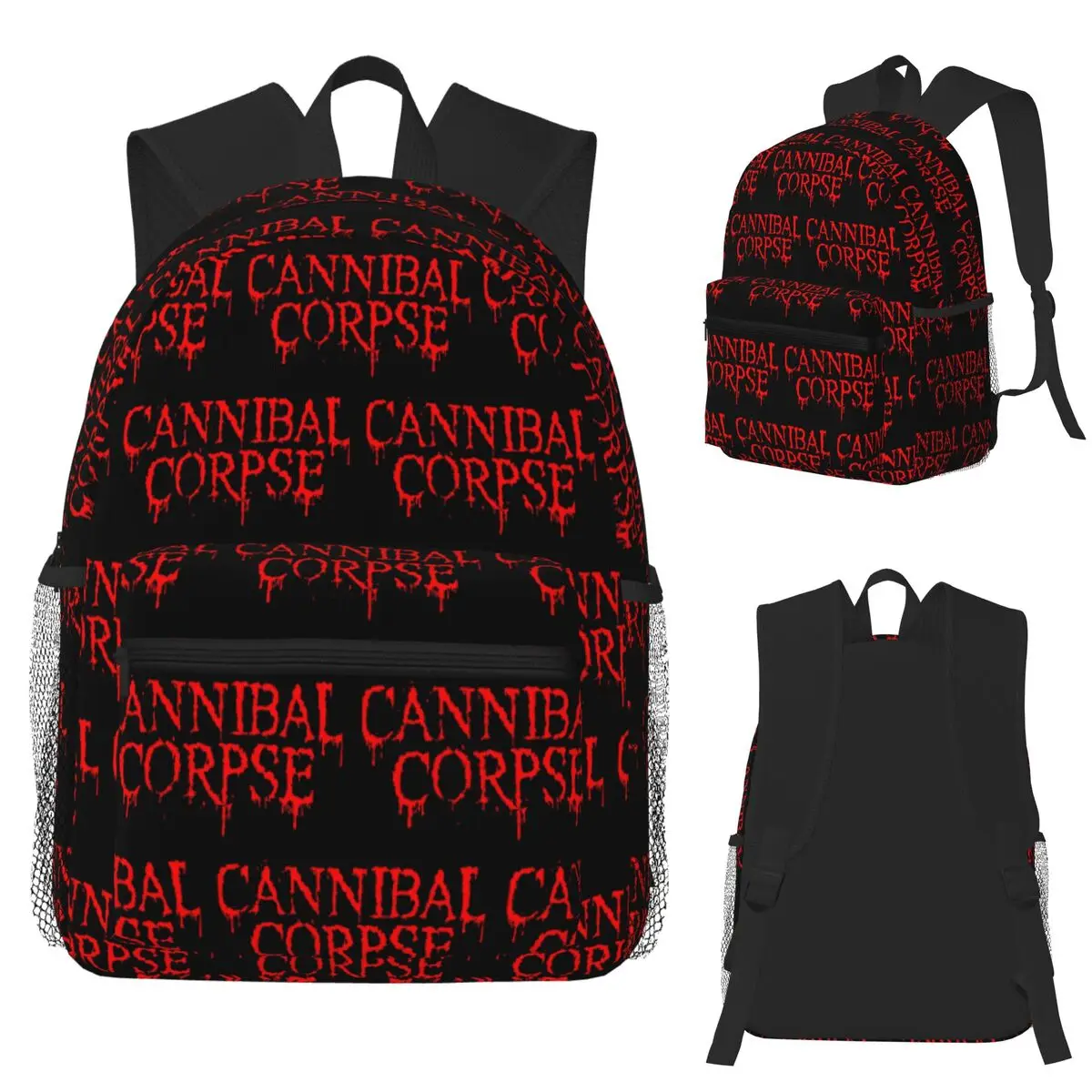 

Студенческий рюкзак Cannibal Corpse Death Metal Band, школьная сумка, походный дорожный рюкзак для мальчиков и девочек, сумка для книг, сумки на плечо
