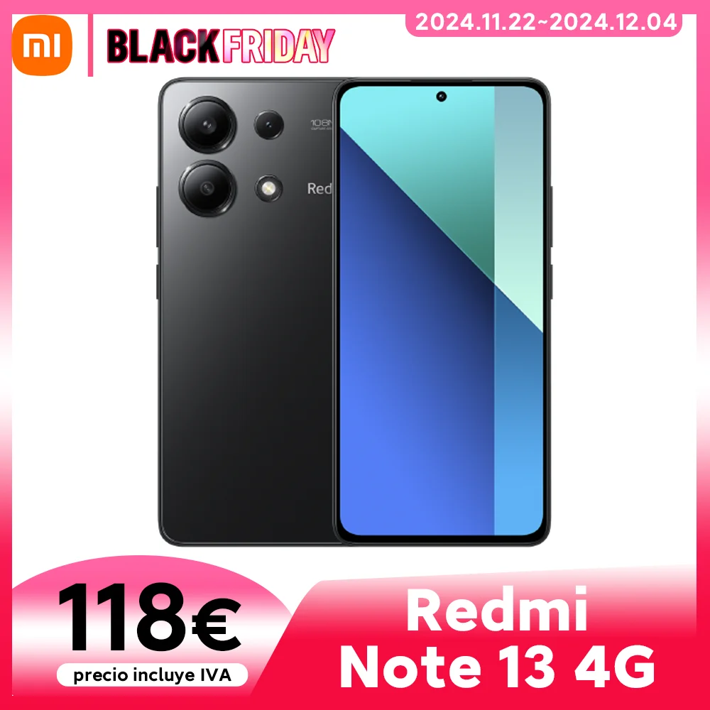 Global Version Xiaomi Redmi Note 13 Smartphone Snapdragon® 685 108MP Camera 120Hz AMOLED Display 33W Charging Cellphone