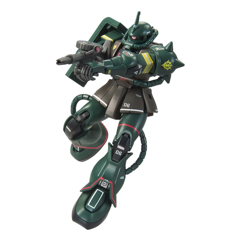 반다이 오리지널 건담 HGUC Jegan (Yuki Kadomatsu Custom) 애니메이션 액션 피규어 조립 모델 장난감 어린이를위한 선물