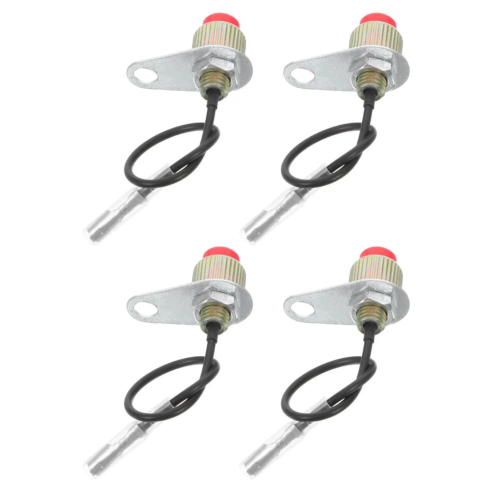 4pcs Kill Switch Lawnmower Trimmer Garden Easy Install Lightweight Compact Stop Switch Control Gardening Tools Replacement Parts