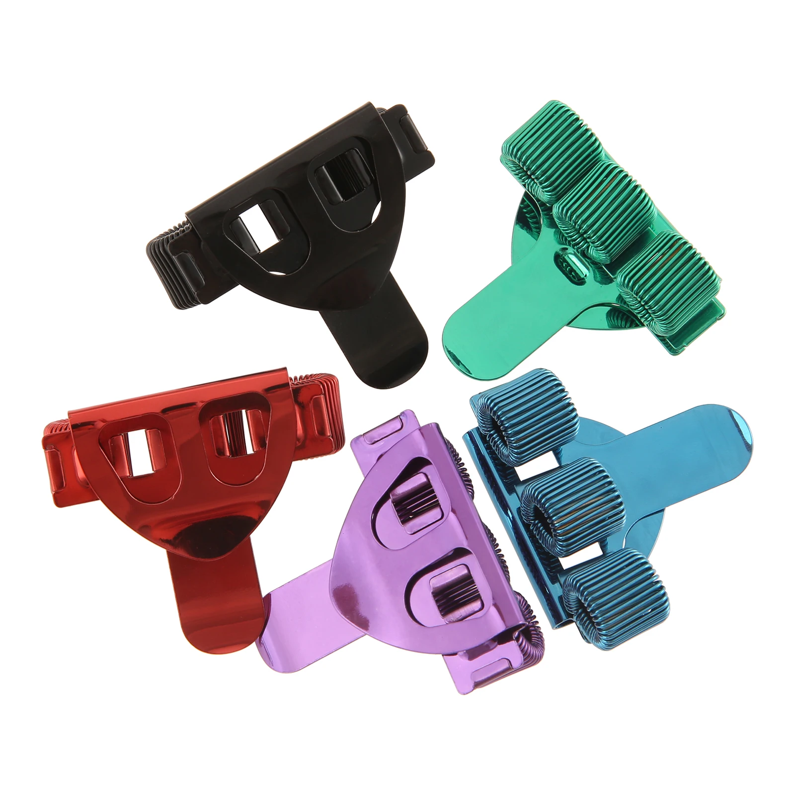 3Pcs Three Hole Hook Metal Spring Pen Clip Teacher Uniform Pen Holder Portable Notebooks Doctors Office Supplies School Supplies