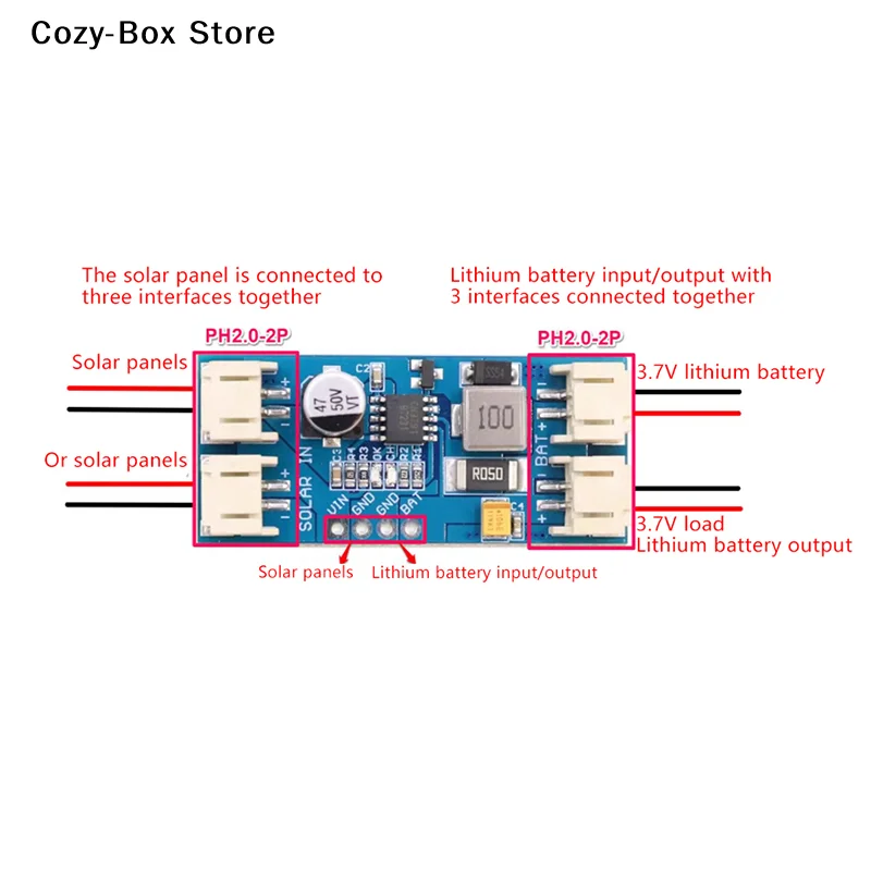 [ZY]6V/9V/12V PMW Overvoltage Protection CN3791 MPPT Adjustable Solar Charger Panel 3.7V 18650 Lithium Battery Charger Board[ZY] view 5