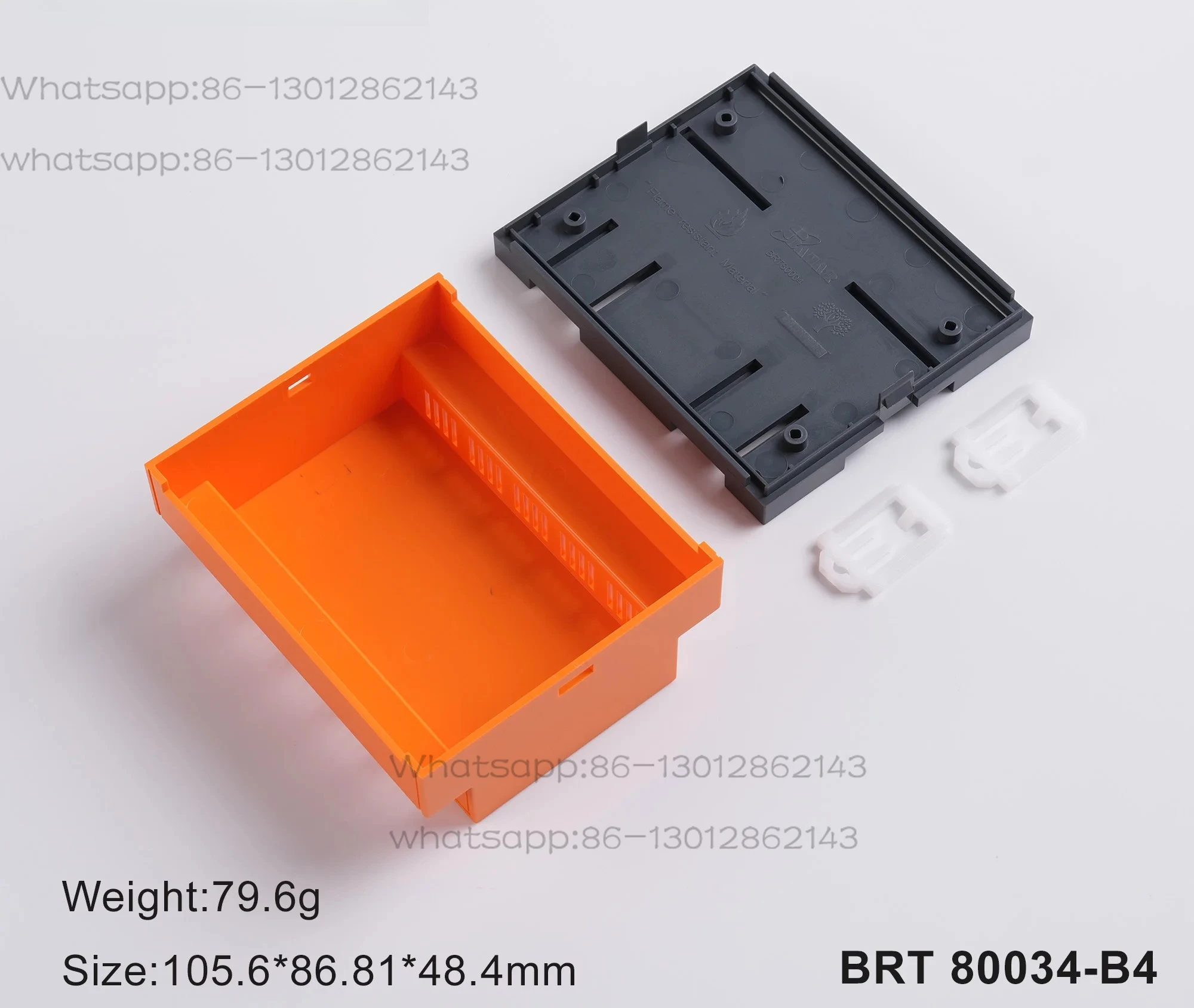 Electrical relay control box DIN rail housing PLC module controller box BRT 80034
