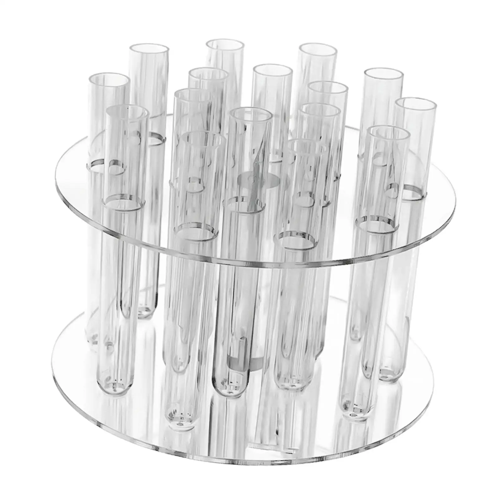 Test Tube Flower Vase Decorative Art Vase Acrylic Flower Vase Flowerpot for Office