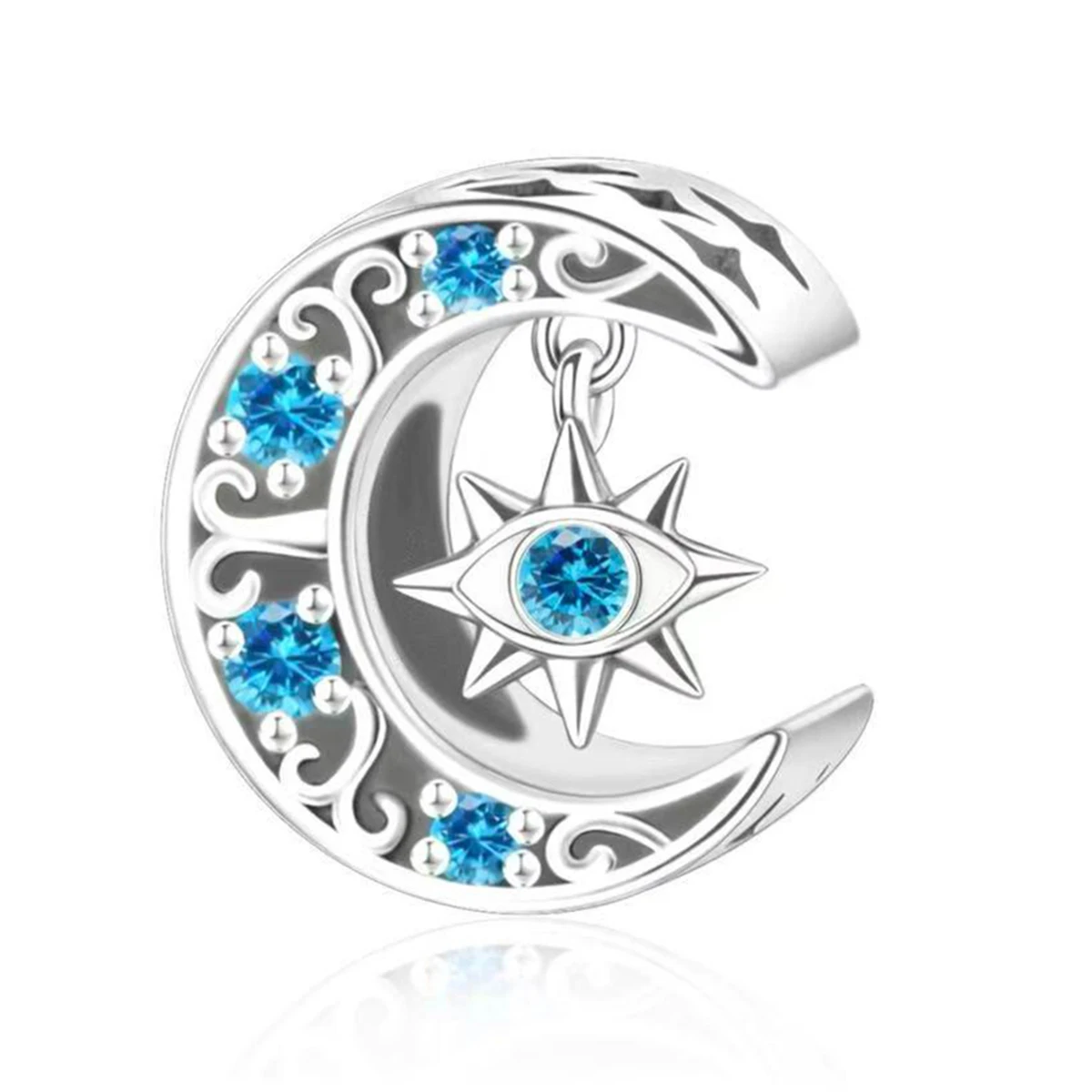Pan Charms Sun Moon Star Astronaut Space Galaxy Pendant Beads Fit Original Bracelet Jewelry DIY Valentine Guardian Gift For Her