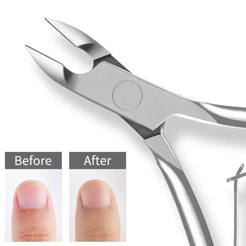 Dead Skin Pliers Nail Clippers Olecranon Pliers Nail Groove Stainless Steel Fingernail Cuticle Scissors Plier Manicure Tools