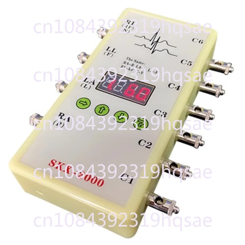 

SKX-2000C ECG Simulator ECG Signal Simulator Signal Generator 10-200bpm + Power Supply