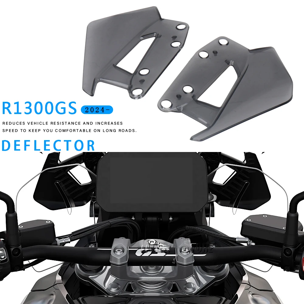 

Motorcycle Accessories Front Wind Deflectors Side Spoiler Windshield Windscreen For BMW R1300GS r1300gs R 1300 GS R1300 GS 2024