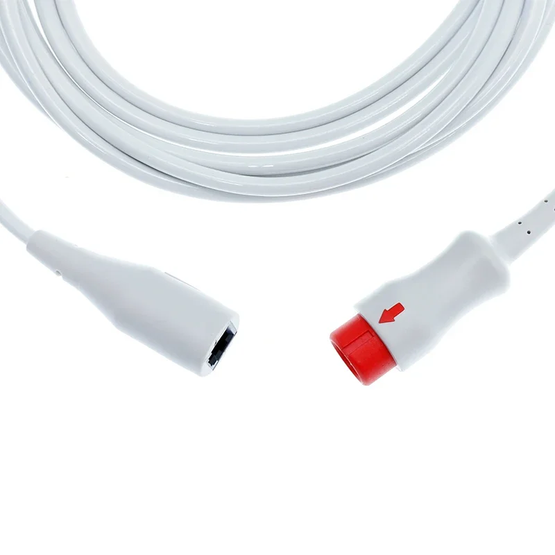 الضغط الجراحي من سلسلة E 12- توصيل إلى كابل ضغط الدم الغازية NIBP/IBP #2