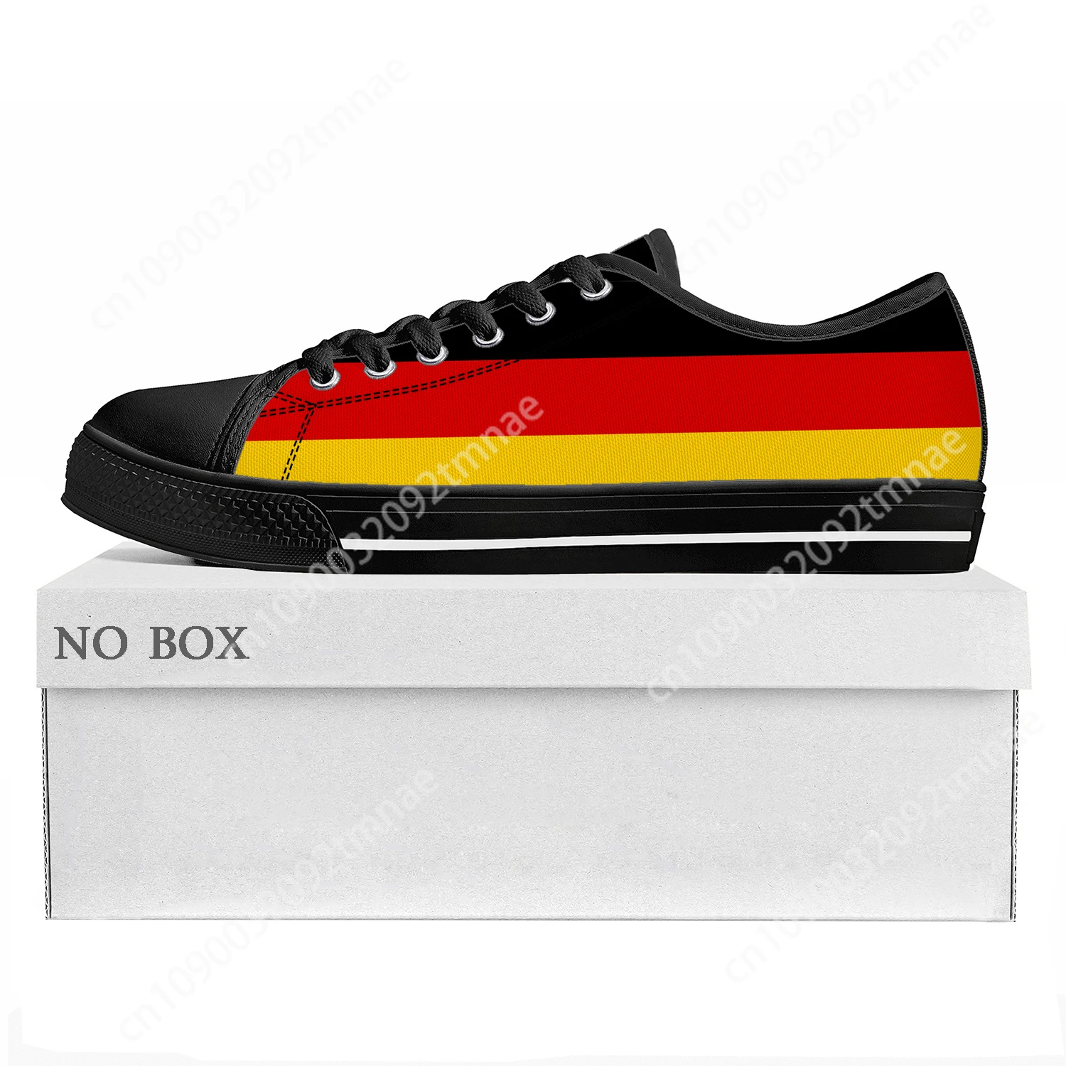 

German Flag Low Top High Quality Sneakers Mens Womens Teenager Canvas Sneaker Germany Prode Casual Couple Shoes Custom Shoe