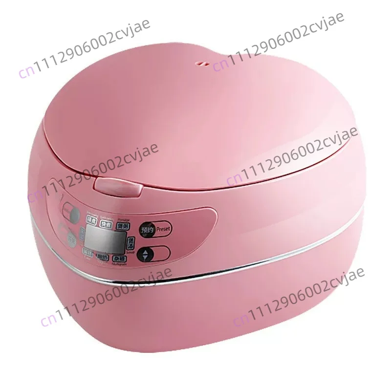 1.8L Heart-Shaped Rice Cooker 220V/300W Home Smart Rice Cooker With Cooking Porridge And Making Cakes Cooking Function