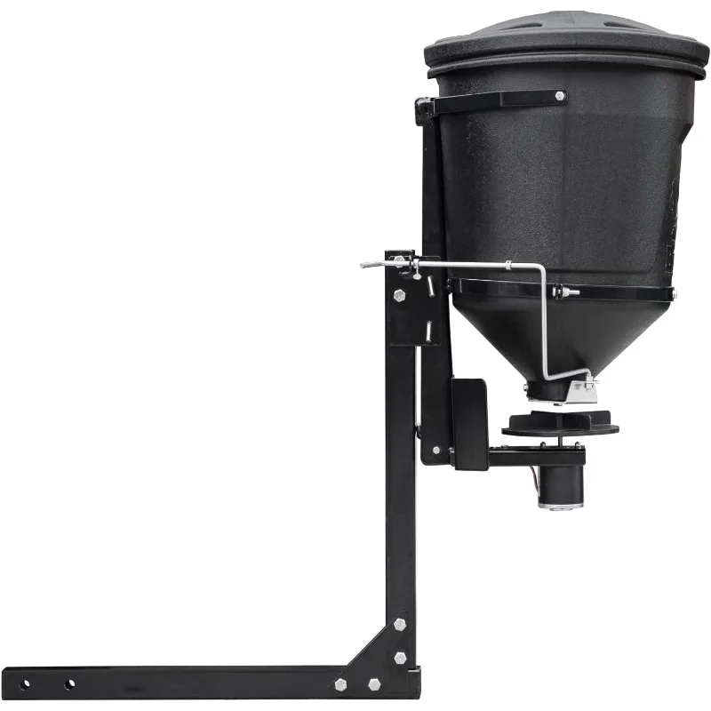 All Purpose Broadcast Spreader, Great for All-Seasons Hunting Deer Feeder, Seed, Fertilizer and More, 150 lb. Capacity with Lid