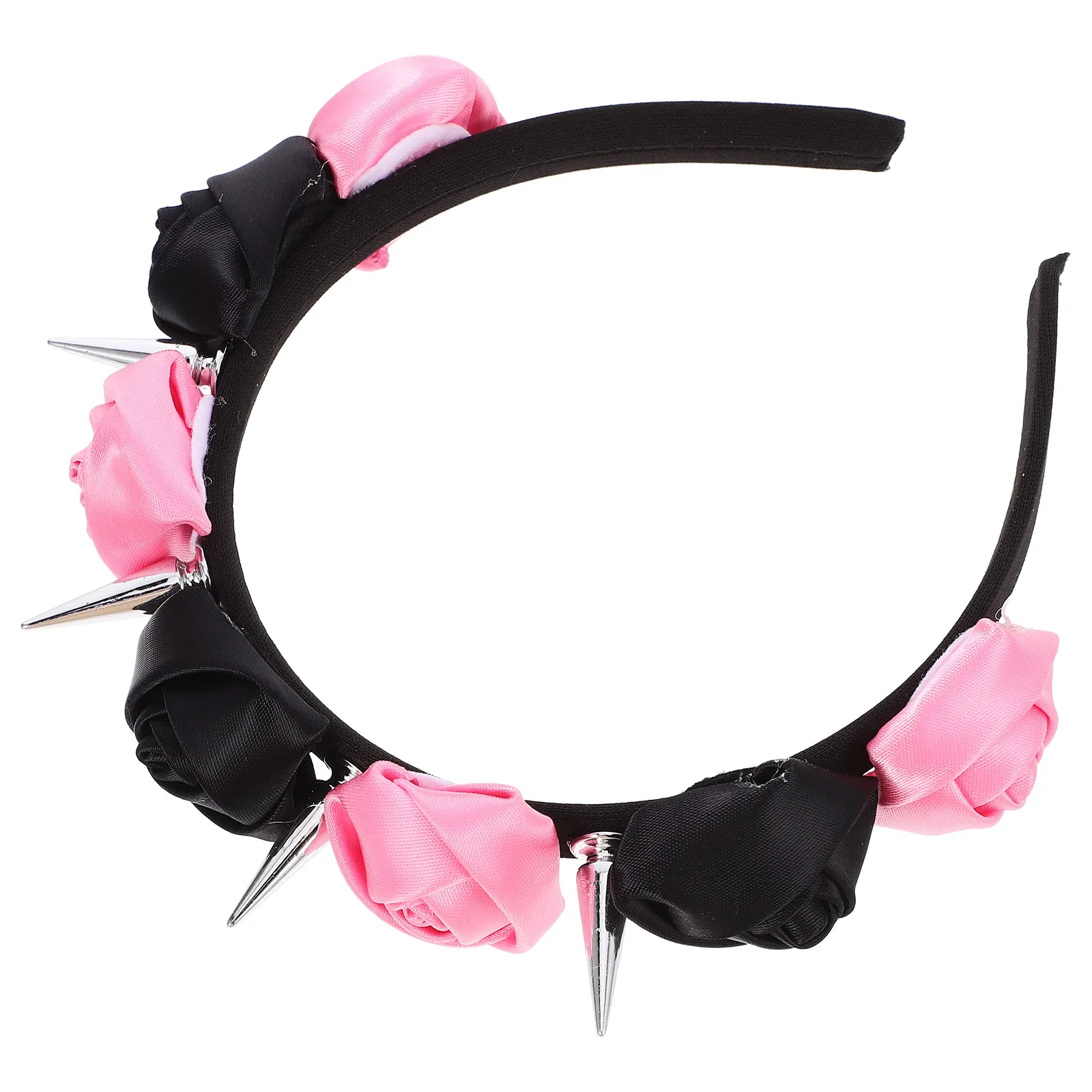 

Повязка на голову с имитацией розы на Хэллоуин, легко носить, легкое праздничное платье, карнавальный костюм, обруч для волос, повязка на голову на Хэллоуин