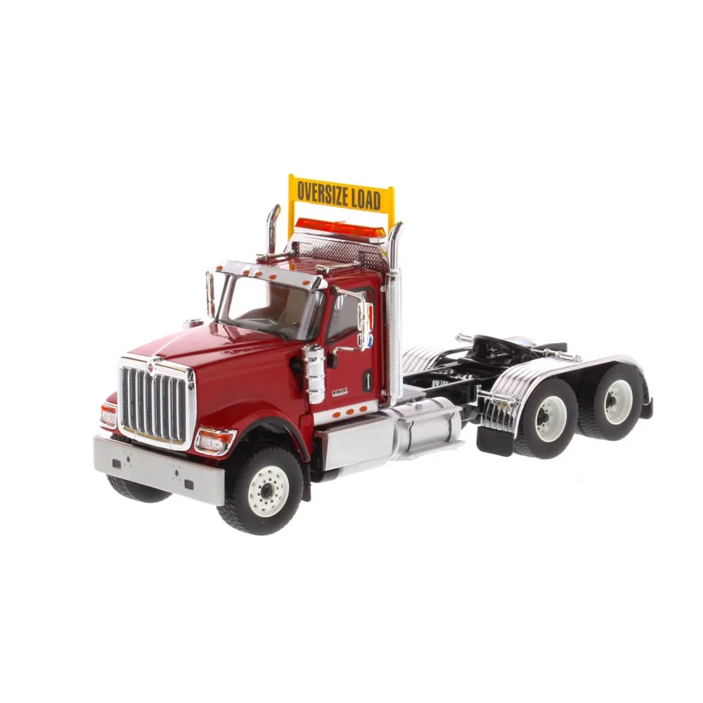 

Двухцветный тягач International HX520 Day Cab Tandem Tractor, масштаб 1/50, подарок на день рождения для мальчика, игрушка, декор для сцены, коллекционная модель инженерной техники