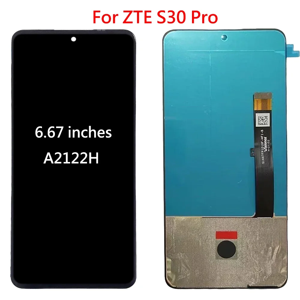 AMOLED For ZTE Blade V40 Pro V40s LCD Display With Touch Panel Screen Digitizer Assembly Replacement Parts For ZTE S30 Pro LCD