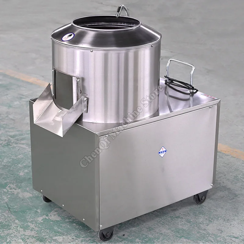 Kartoffelschäler Kommerziell 1500 W Automatische Kartoffelwaschmaschine Edelstahl Elektrische Obst Gemüse Reinigung Schälmaschine