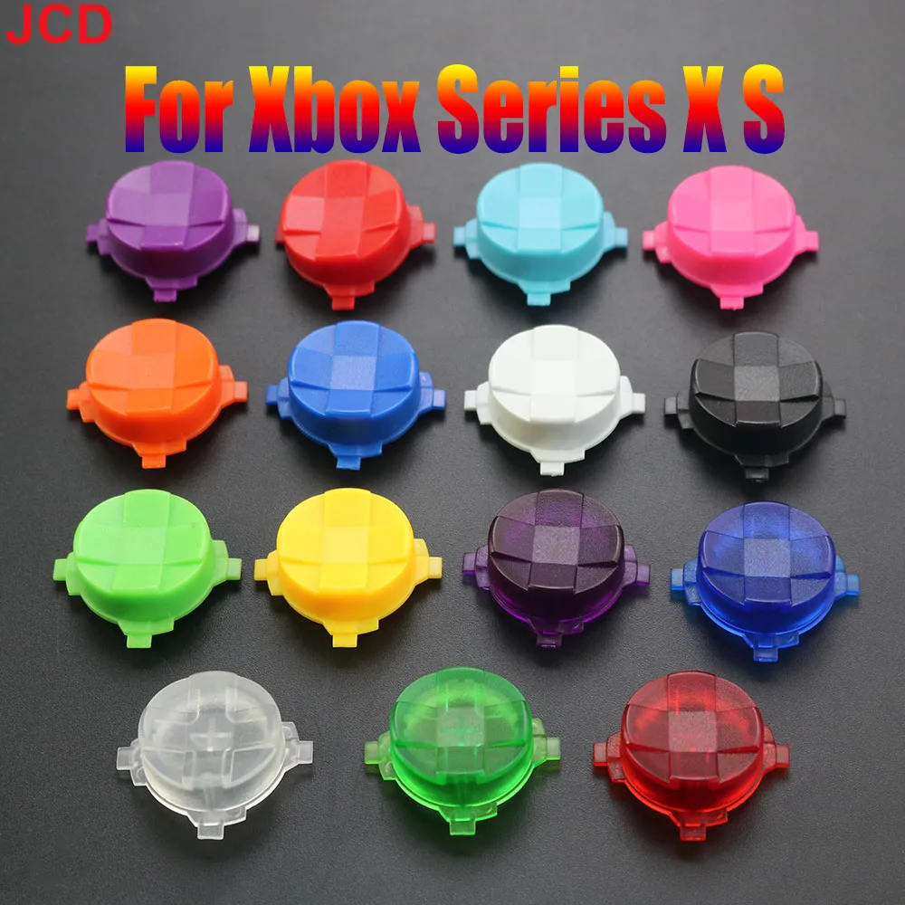 JCD 1pcs For Xbox Series X S Controller  Cross Direction Button Key Analog Thumb Stick Dpad Action Button Key Repair Parts